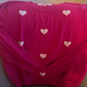 Pink Martini Heart Sweater